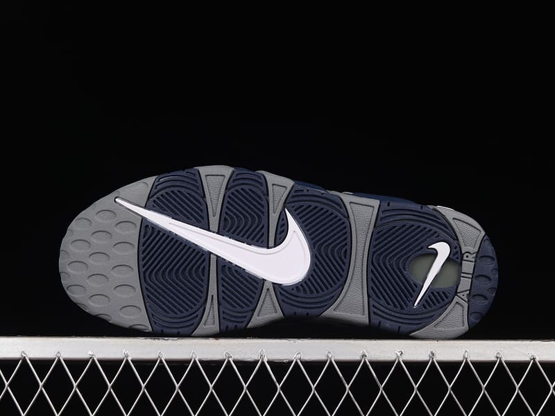 Tênis Nike Air More Uptempo Grey Midnight Navy