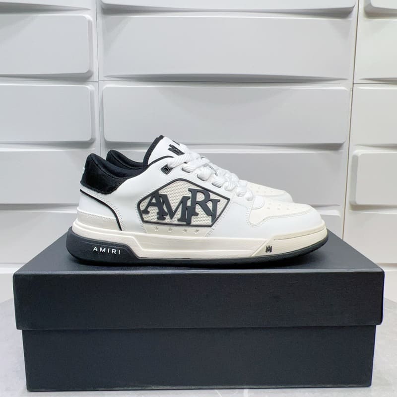 Tênis Amiri Classic Low Black White