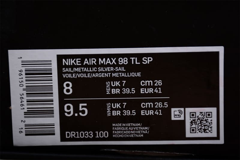 Tênis Nike Air Max 98 TL Supreme White