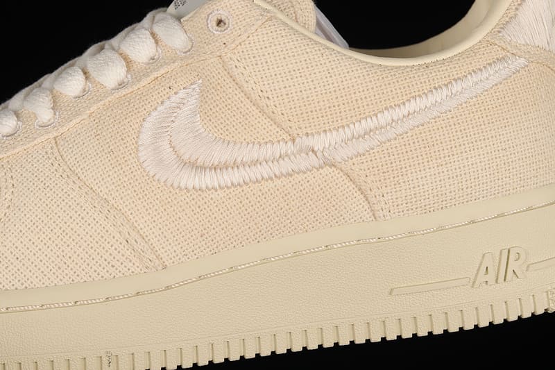 Tênis Nike x Stussy Air Force 1 Low Fossil Stone