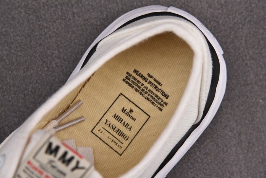 Tênis Maison Mihara Yasuhiro Baker OG Sole Canvas Low White