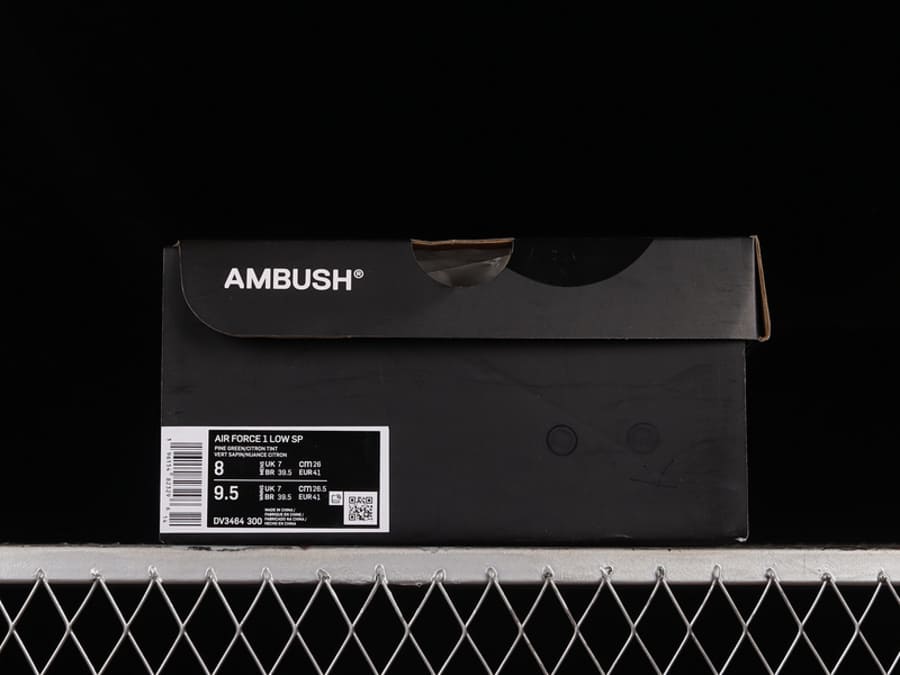 Tênis Nike x Ambush Air Force 1 Low Pine Green and Citron