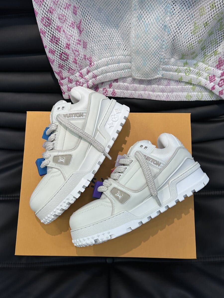 Tênis Louis Vuitton LV Trainer Maxi White
