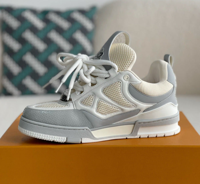 Tênis Louis Vuitton LV Skate Cinza