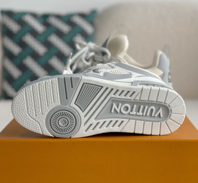 Tênis Louis Vuitton LV Skate Cinza