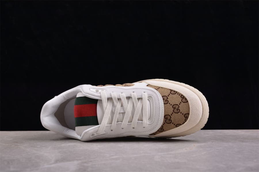 Tênis Gucci Re-Web Sneaker White Beige