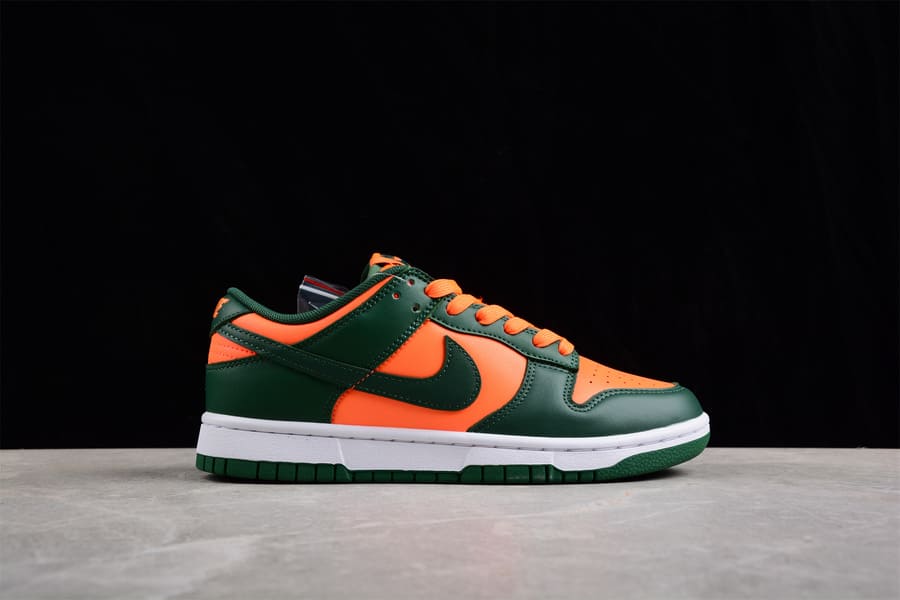 Tênis Nike Dunk Low Miami Hurricanes