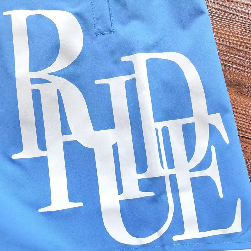 Shorts Rhude Side Logo Blue