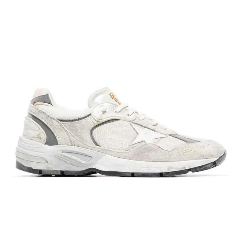 Tênis Golden Goose Dad-Star White Gray