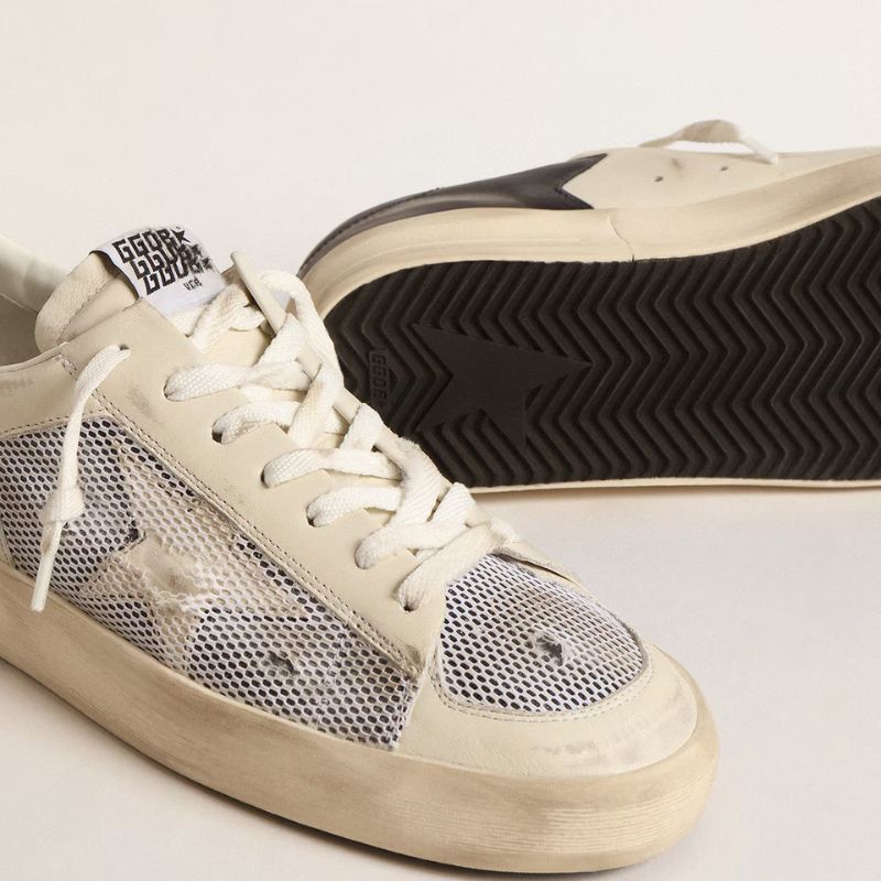 Tênis Golden Goose Stardan Canvas White