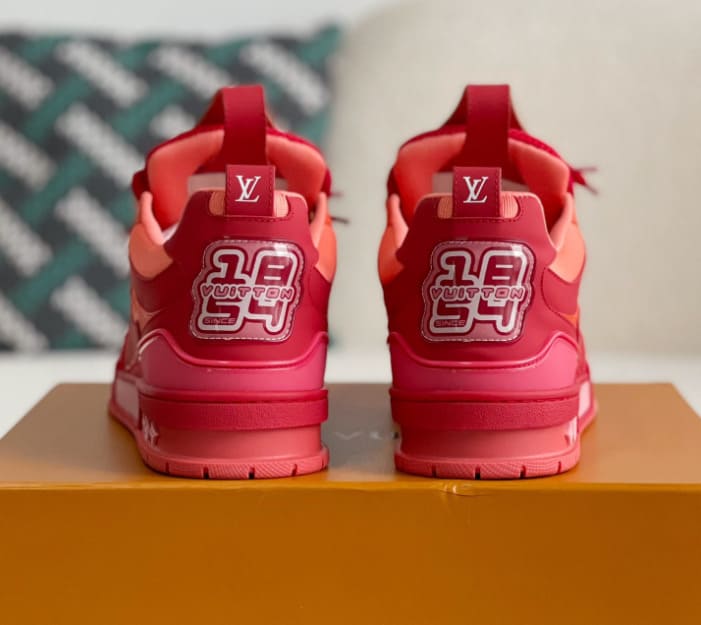 Tênis Louis Vuitton LV Skate Vermelho