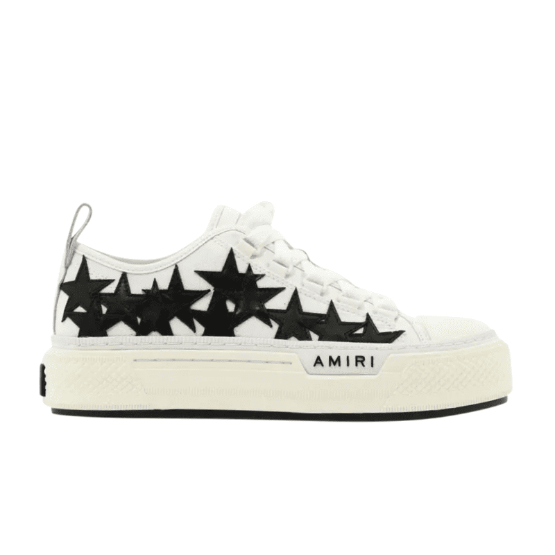 Tênis Amiri Stars Court Low White Black