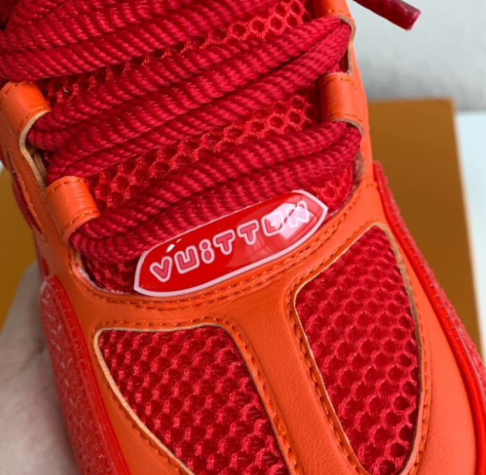 Tênis Louis Vuitton LV Skate Vermelho
