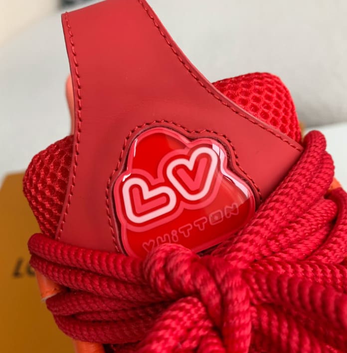 Tênis Louis Vuitton LV Skate Vermelho