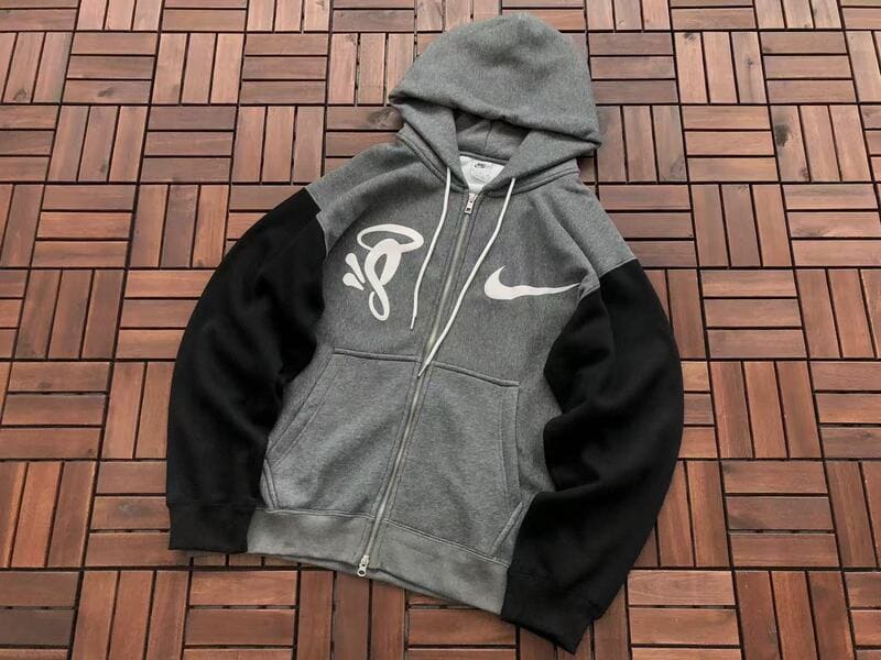 Conjunto Syna World x Nike Solo Swoosh Fleece Full-Zip Grey