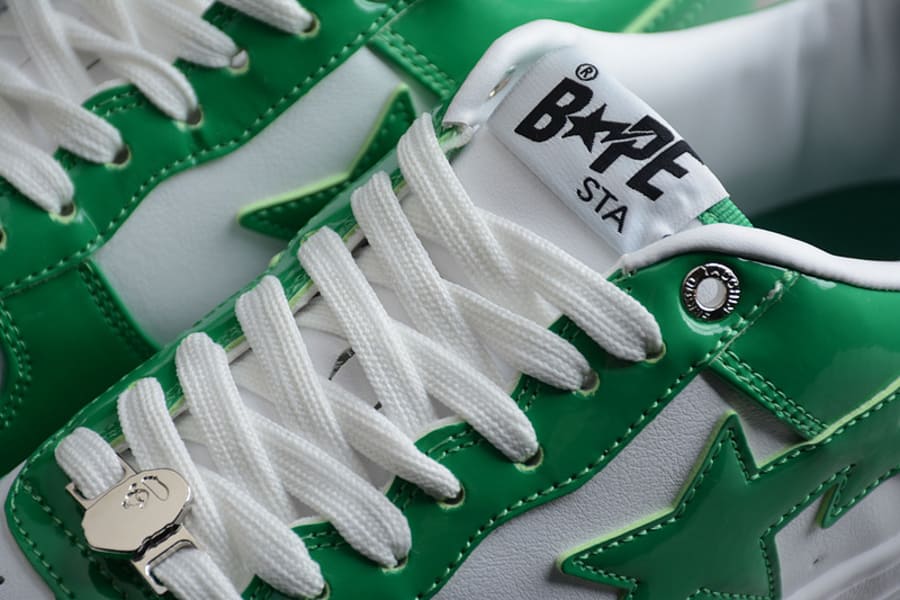 Tênis A Bathing Ape Bape Sta Low Green