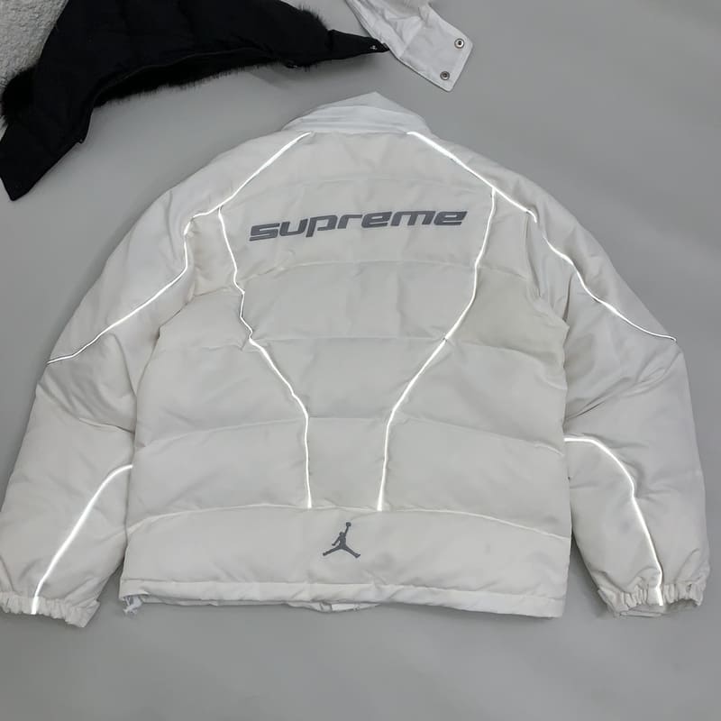 Jaqueta Puffer Jordan x Supreme