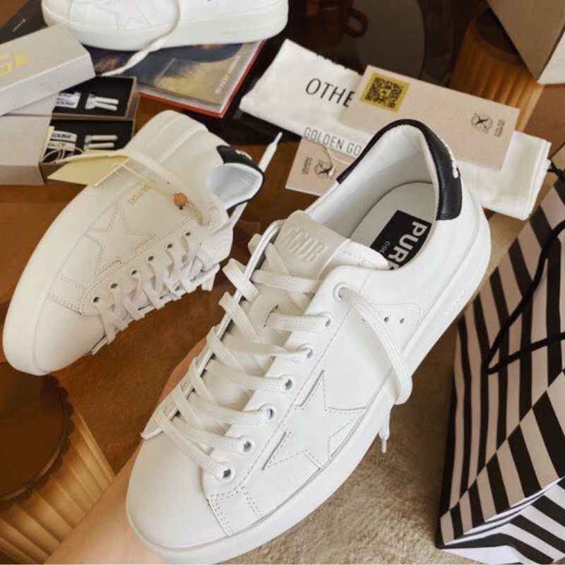 Tênis Golden Goose Purestar White Black