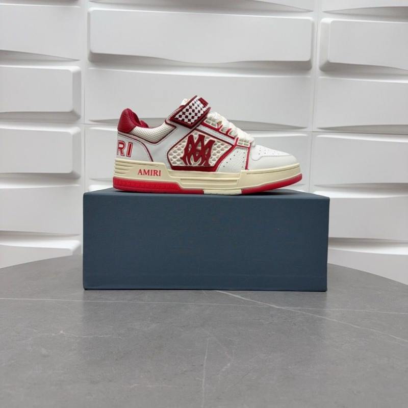 Tênis Amiri MA Skyline Logo White/Red