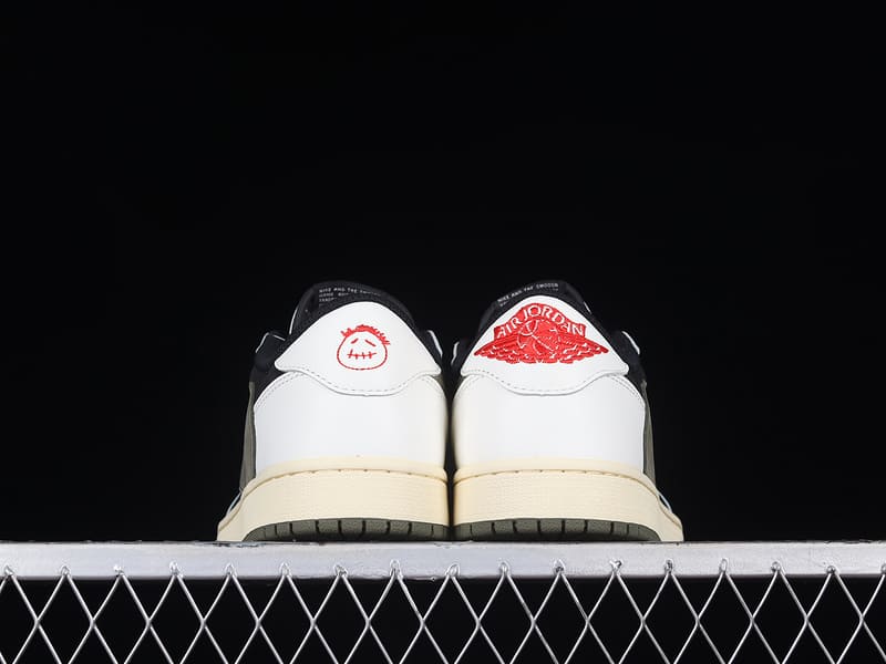 Tênis Air Jordan 1 Low x Travis Scott Olive