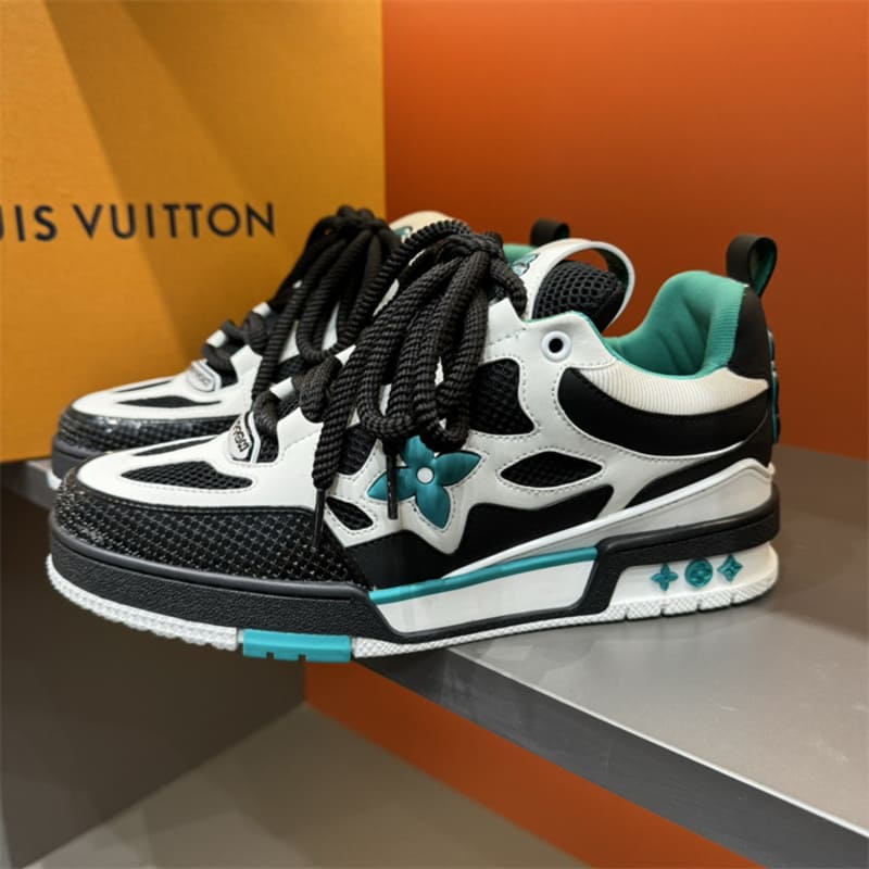Tênis Louis Vuitton LV Skate Black Green
