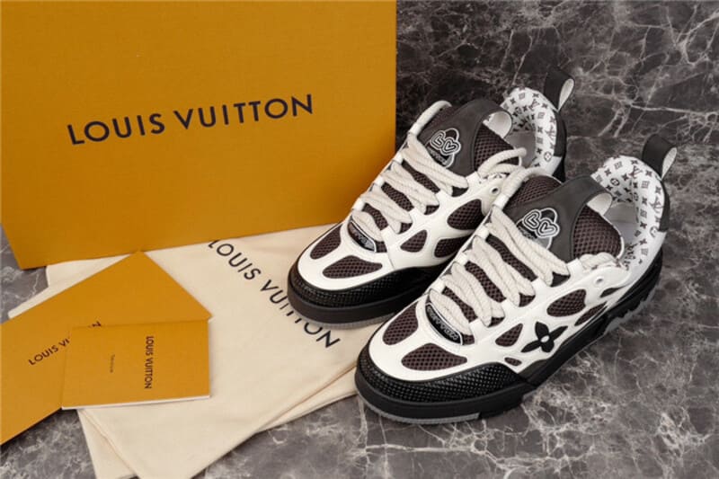 Tênis Louis Vuitton LV Skate Sneaker Grey White