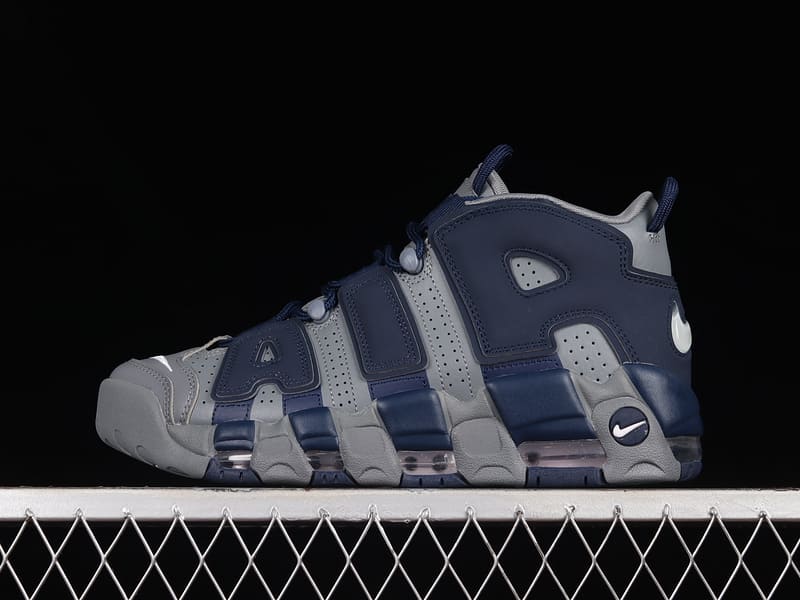 Tênis Nike Air More Uptempo Grey Midnight Navy