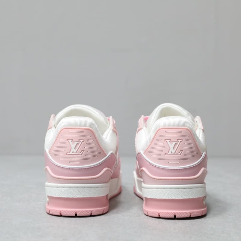 Tênis Louis Vuitton LV Trainer Rose Pink