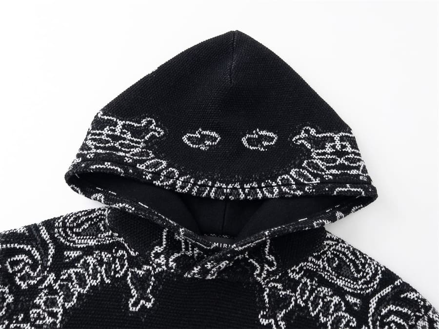 Moletom Amiri Bandana B-Ball 'BlackGrey'