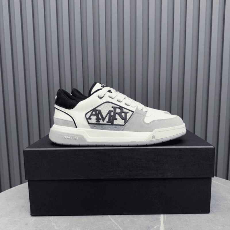 Tênis Amiri Classic Low White Grey