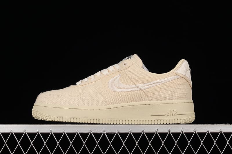 Tênis Nike x Stussy Air Force 1 Low Fossil Stone