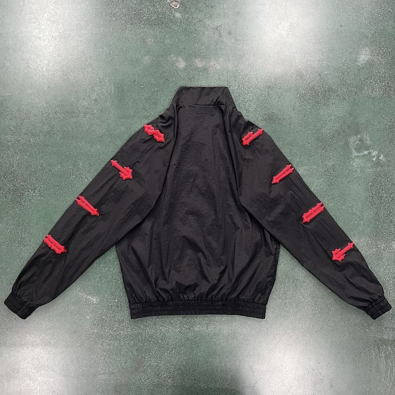 Conjunto Trapstar Irongate 2.0 Shellsuit Vermelho Preto