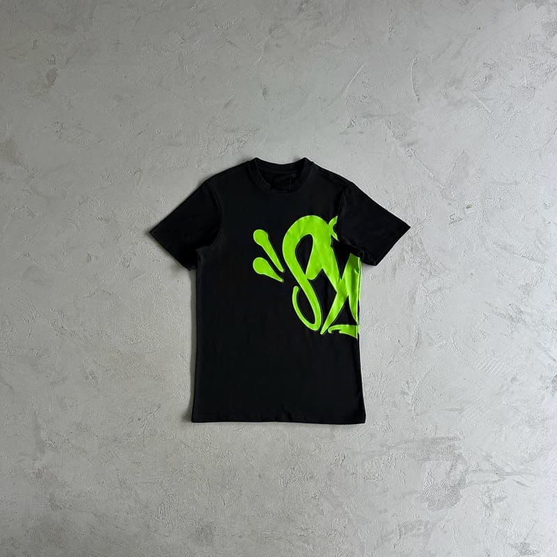 PRONTA ENTREGA - Camiseta Synaworld OG Logo Black/Green