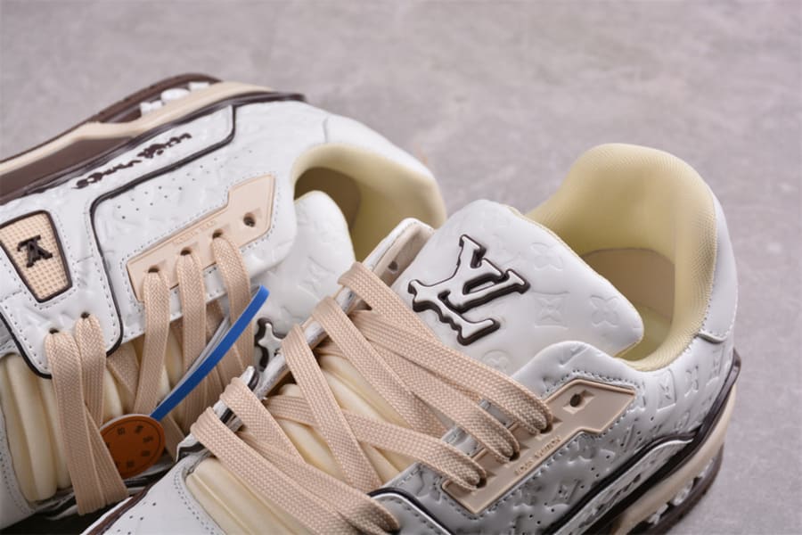 Tênis Louis Vuitton LV Trainer Tyler, the Creator White Mocha