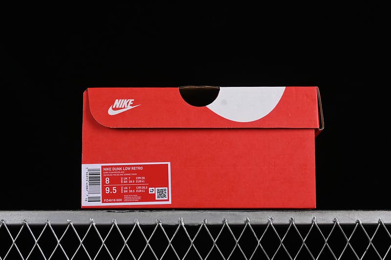 Tênis Nike Dunk Low Dark Team Red Black