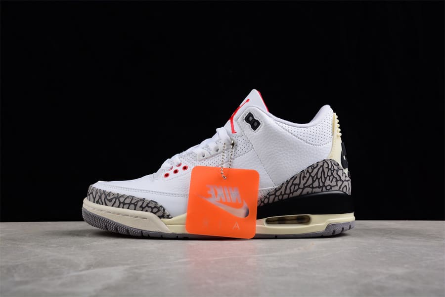 Tênis Air Jordan 3 Retro White Cement Reimagined