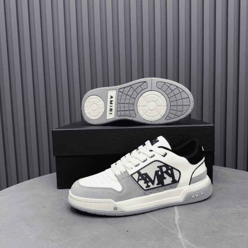 Tênis Amiri Classic Low White Grey