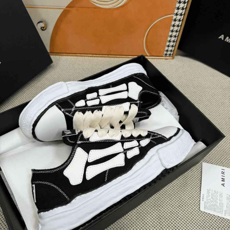 Tênis Amiri Bones x Maison Mihara Yasuhiro Black