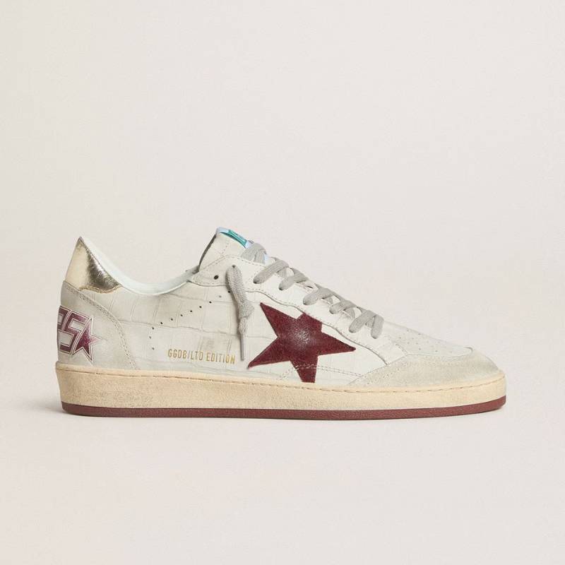 Tênis Golden Goose Ball Star 'Sneakers' White Star Red