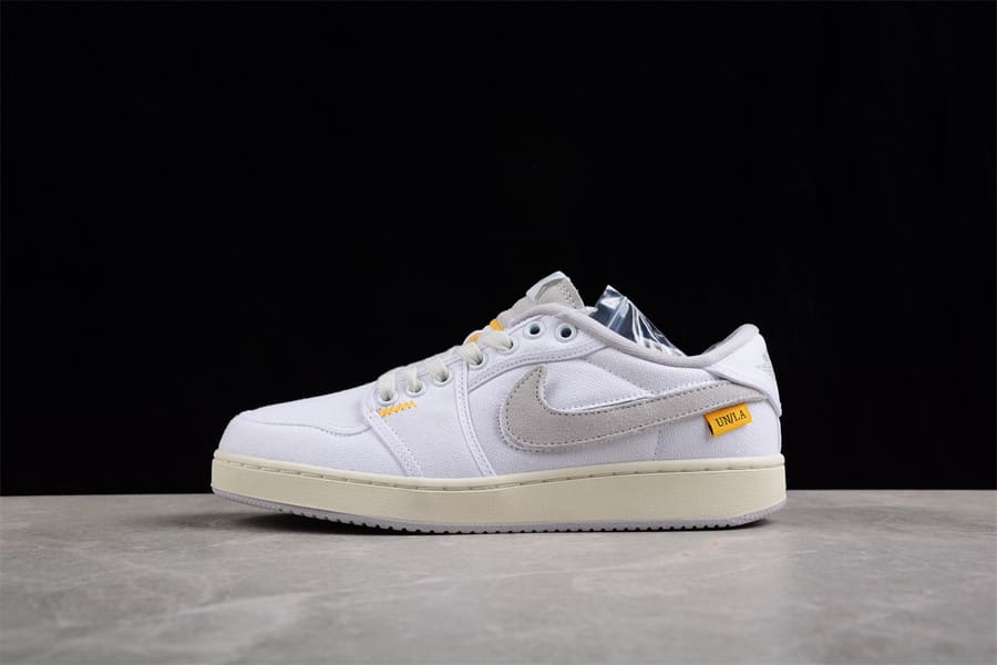 Tênis Jordan 1 Low x Union LA White Neutral Grey