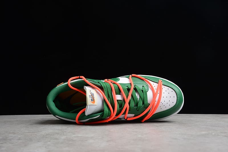 Tênis Nike Dunk Low Off-White Pine Green