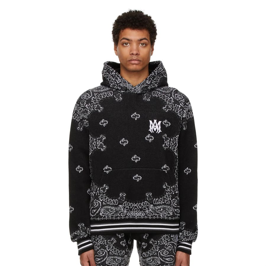Moletom Amiri Bandana B-Ball 'BlackGrey'