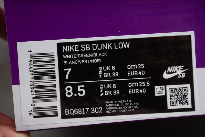 Tênis Nike SB Dunk Low Pro Classic Green