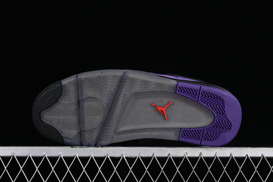 Tênis Air Jordan 4 x Travis Scott Purple Suede