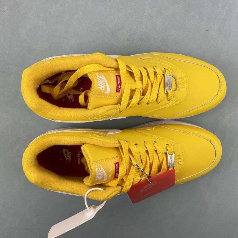 Tênis Air Max 1 x Supreme '87 SP Speed Yellow