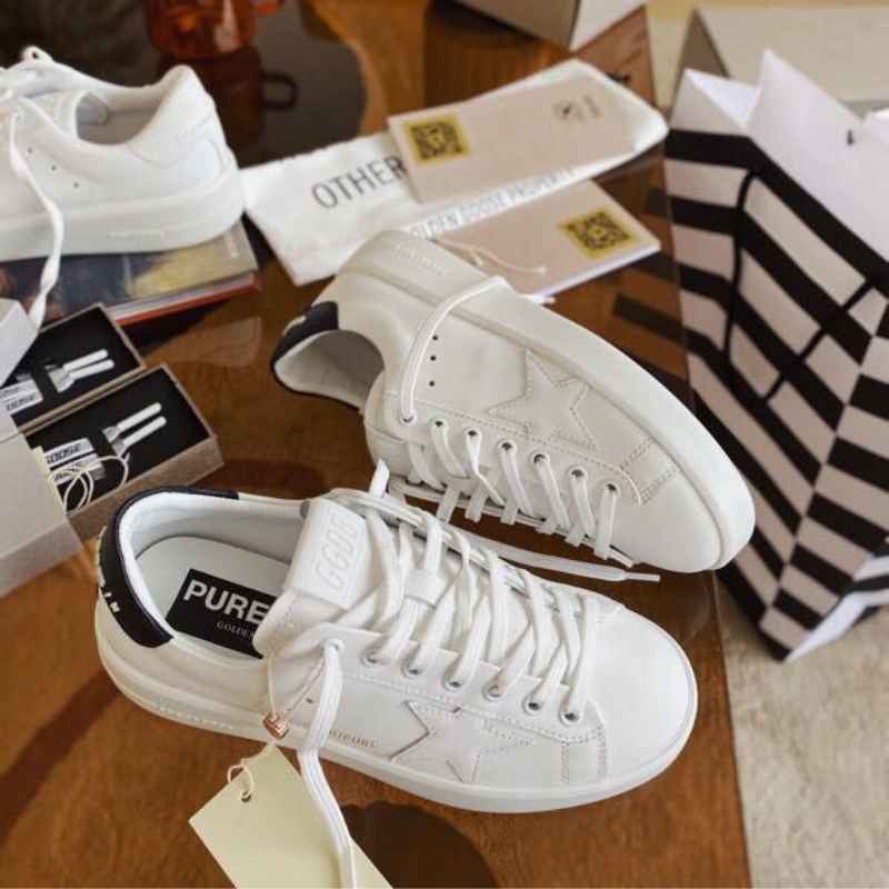 Tênis Golden Goose Purestar White Black
