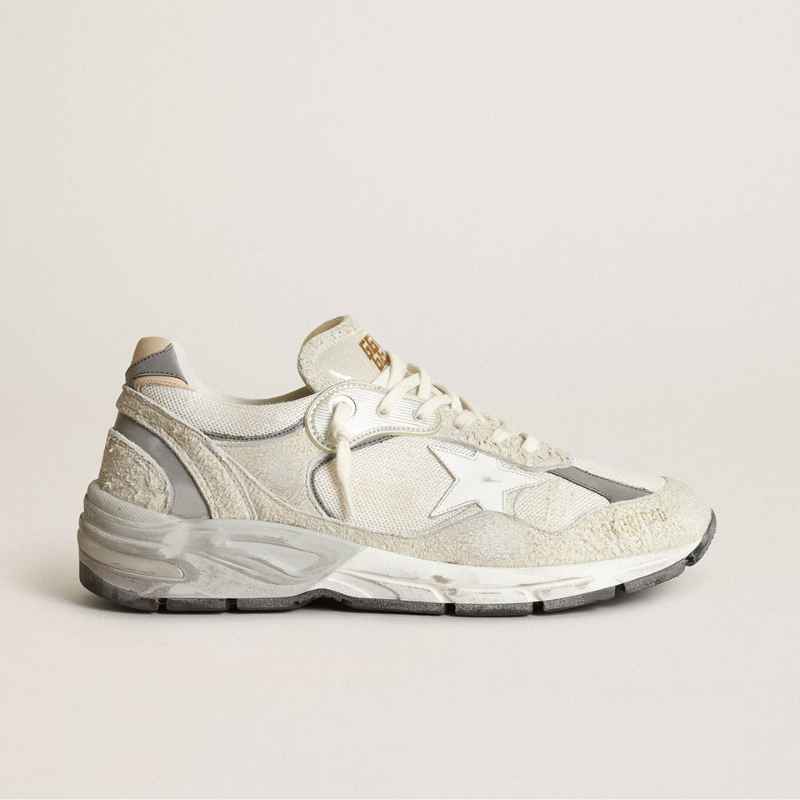 Tênis Golden Goose Dad-Star White Gray