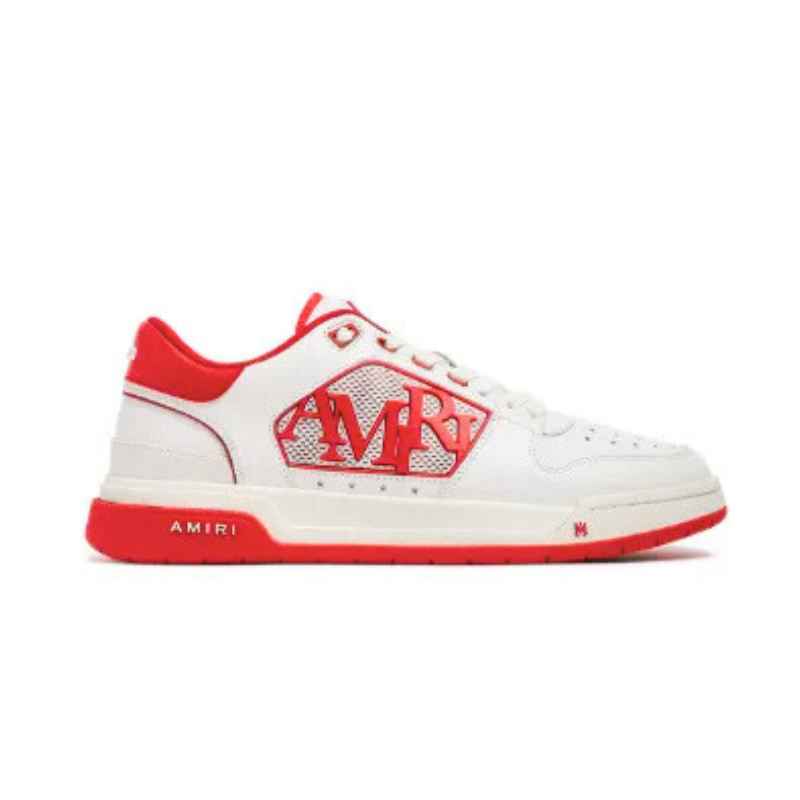 Tênis Amiri Classic Low White Red