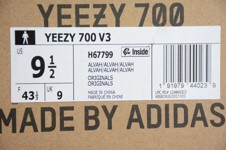 Tênis Adidas Yeezy 700 V3 Alvah