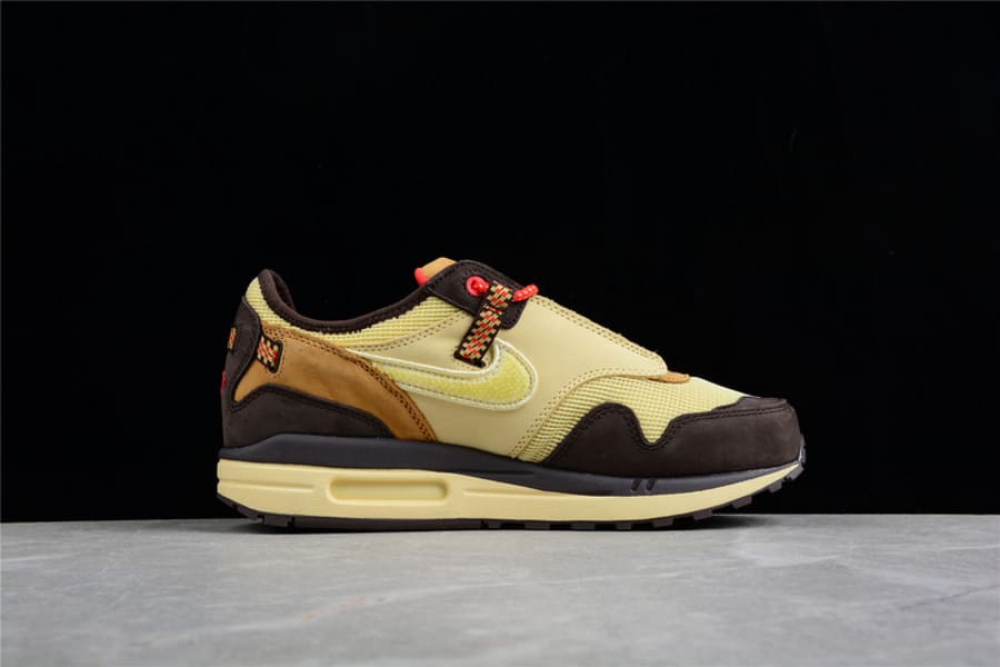 Tênis Air Max 1 x Cactus Jack RESTOCK Baroque Brown